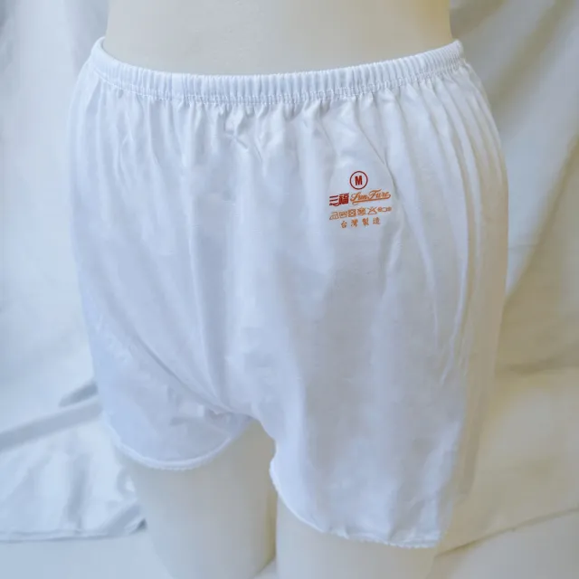 【Oluna 歐露娜】三福 薄棉 女大四角褲 單面純棉布 薄款透氣 女平口褲 女內褲 阿嬤內褲