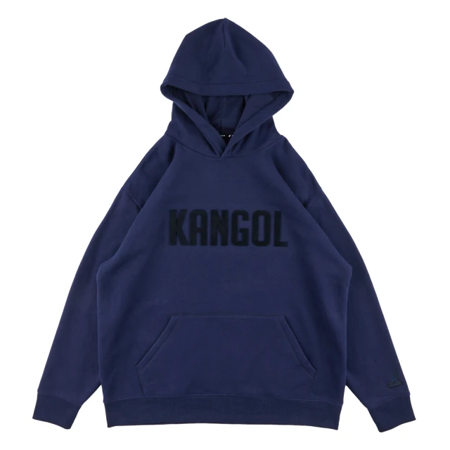 KANGOL KANGOL 長袖連帽上衣 印花字母LOGO 黑色 63551072 20 noR19