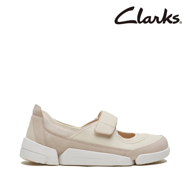 Clarks 女鞋 三瓣鞋2.0 Trigenic2 Jane全皮面輕盈寬楦瑪莉珍休閒鞋(CLF82124C)