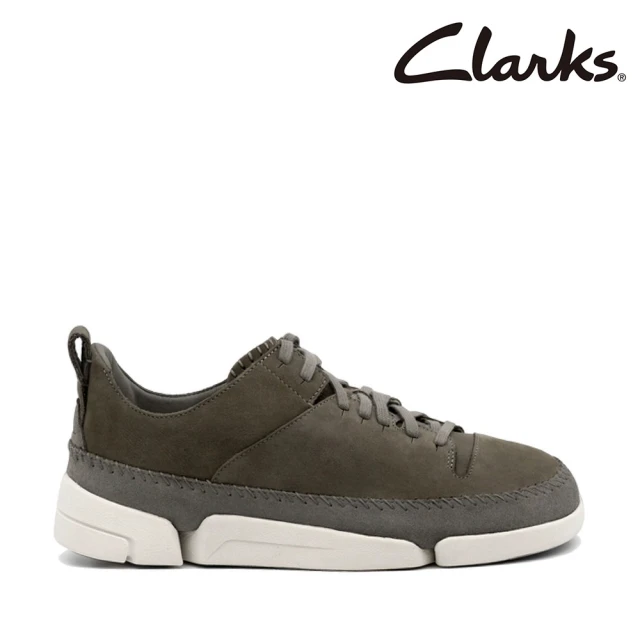 Clarks 男鞋 三瓣鞋2.0 Trigenic2 Tact手工縫線工藝設計輕盈寬楦休閒鞋(CLM80732C)