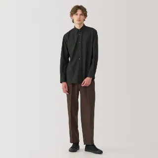 【MUJI 無印良品】MUJI Labo男喀什米爾混打褶褲(共3色)