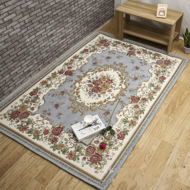 歐萊森旗艦店 復古風地毯 家用地毯臥室客廳毯子300CM*4