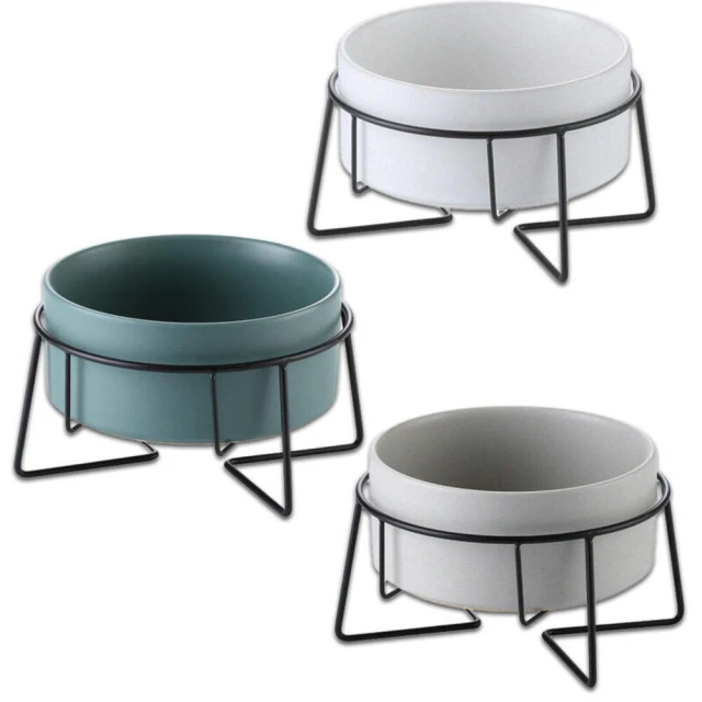 守護毛孩頸椎的第一道防線：SW 護頸斜面陶瓷碗，讓用餐變成一種享受！