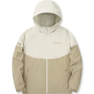 【Discovery Expedition】男版拚色拉鍊外套(DMWJ21044-IVD)