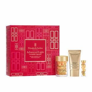 【伊麗莎白雅頓】官方直營 超進化輕感黃金膠囊明星組 Elizabeth Arden(輕感膠囊30顆+日霜15ml+黃金眼膠7顆)