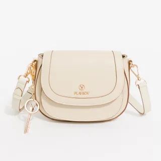【PLAYBOY】馬鞍包 Encounter系列(米色)