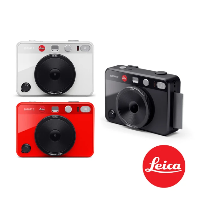 LEICA 徠卡 SOFORT 2 雙模式即時相機 小片幅即時相機(公司貨-64G白色相紙組)