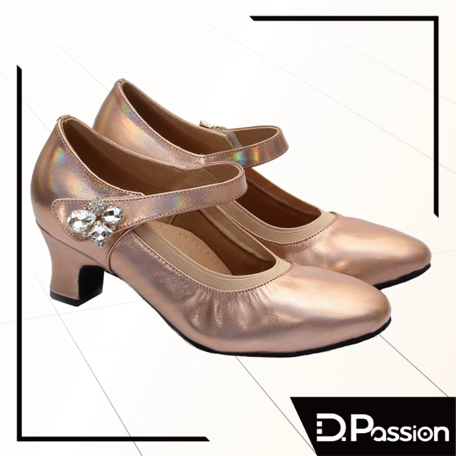 D.Passion 32014 膚緞 2.5吋 摩登舞鞋(國