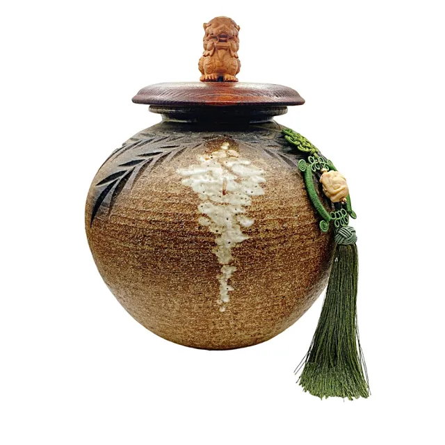 【藏古祥館】90年代勐海散茶+日本信樂燒茶倉(90年代勐海散茶+日本信樂燒茶倉)
