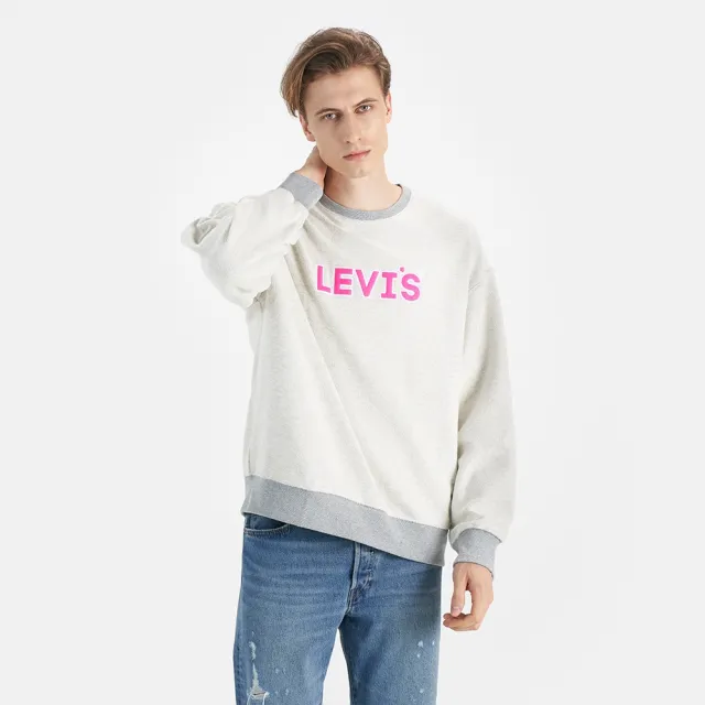 【LEVIS 官方旗艦】男生大學T 帽T 1212限定優惠 男生上著 重磅帽T 刷毛帽T 寬鬆大學T 多款任選