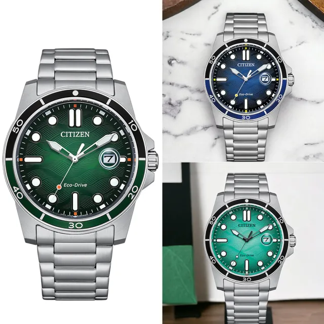 【CITIZEN 星辰】Eco-Drive光動能 男錶 手錶(AW1811-82X.AW1810-85L.AW1816-89L/41.5mm)