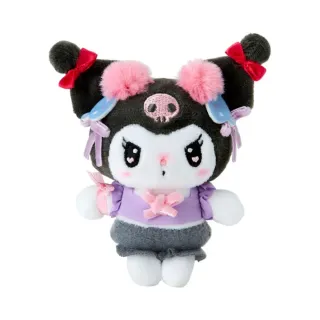 【小禮堂】Sanrio 三麗鷗 酷洛米 絨毛玩偶別針 - 甜蜜居家生活(平輸品)