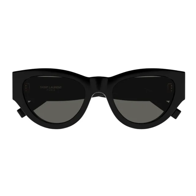 【YSL】膠框抗UV太陽眼鏡(SL M94/F-001)