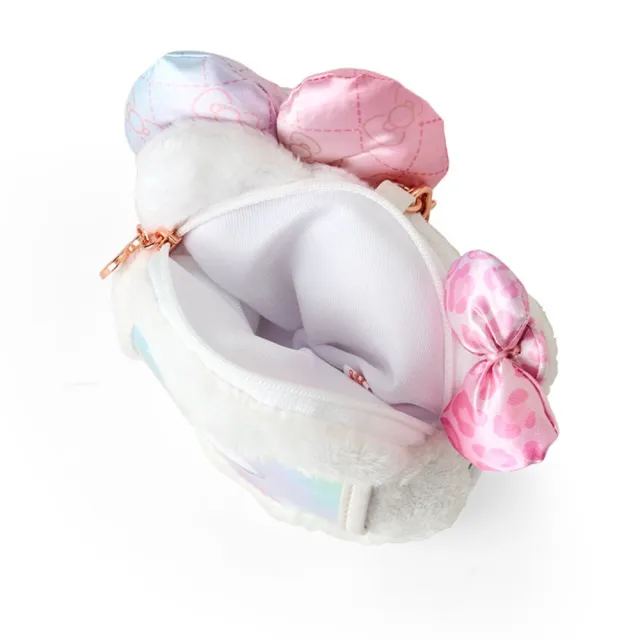 【小禮堂】雙11 Sanrio 三麗鷗 Hello Kitty 玩偶票卡零錢包 - 50週年The Fashionable Ribbons(平