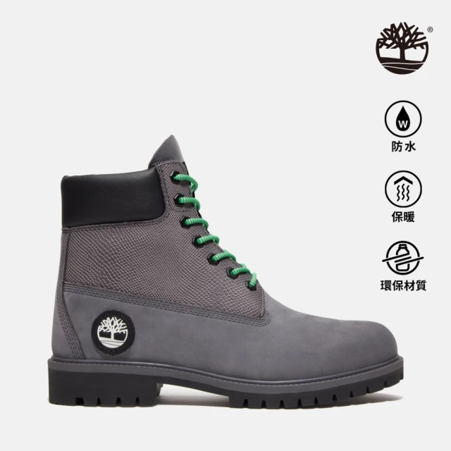 Timberland 官方旗艦 男款深灰色新年特別款防水6吋靴(A41MWEJV)