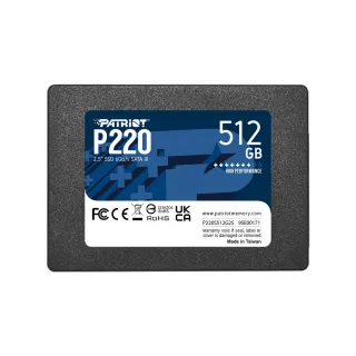 【PATRiOT 博帝】P220 SATA III 2.5吋 512GB SSD固態硬碟