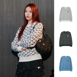 【MLB】長袖大學T MONOGRAM系列 道奇/紅襪/洋基隊(3AMTM0334-三色任選)