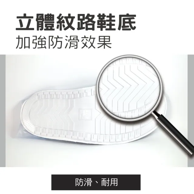 【台隆手創館】KINYO防雨鞋套-磨砂白(RAS-5730)