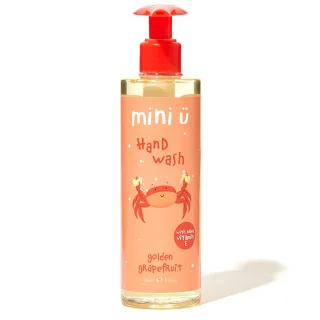 【英國mini U】金黃香柚洗手液 250ml(洗完後手會變得閃亮亮、滑嫩嫩)