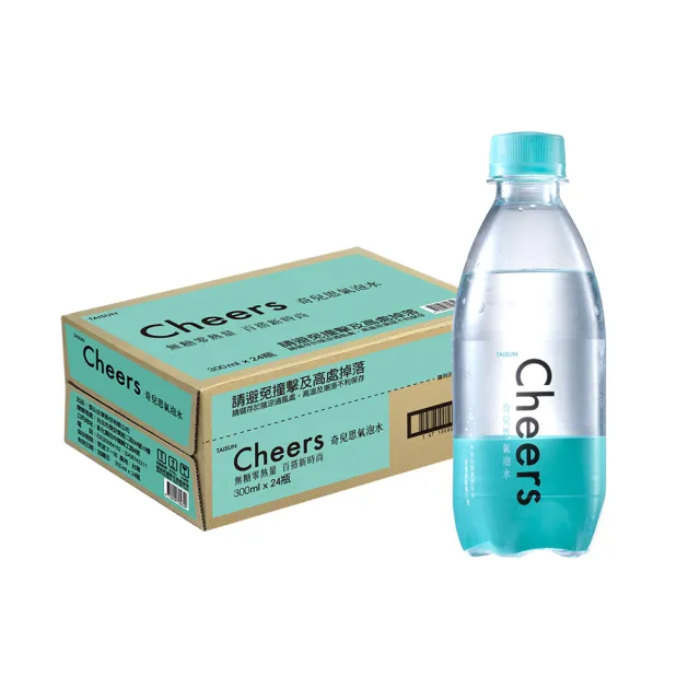 【泰山】Cheers mini 氣泡水 300mlx24入/箱