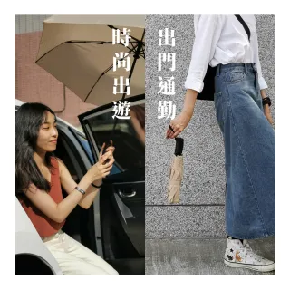 【雨之情】簡約時尚摺壘自動傘(雨傘/折疊傘/摺傘/自動開收)