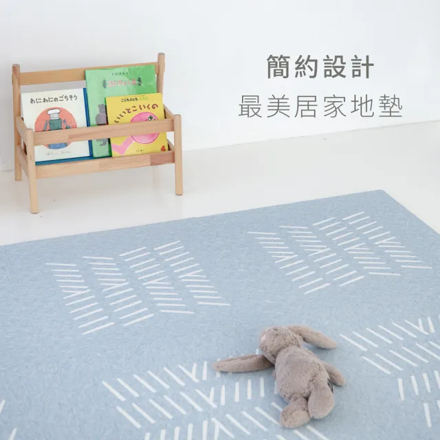 【PatoPato】自然系風格遊戲地墊/60x60x1.4cm／巧拼地墊/抗菌地墊(小島草木/小島拾石/小島晴空/6片組)