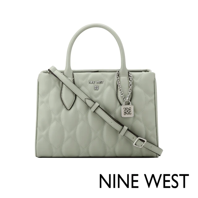 NINE WEST RUE 縫衍手提托特包-灰綠色(148905)