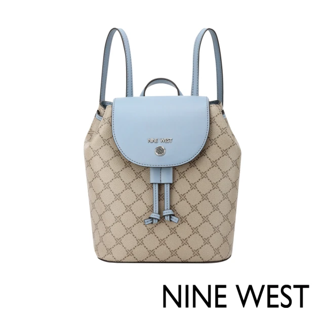 NINE WEST YOON 經典後背包-拼接藍(147831)