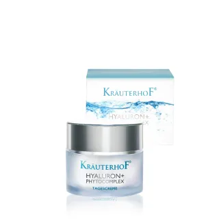 【德國 草本莊園KRAUTERHOF】玻尿酸植萃精華日霜50ml(長效保濕 改善暗沉 緊緻 修護 彈力 水嫩)