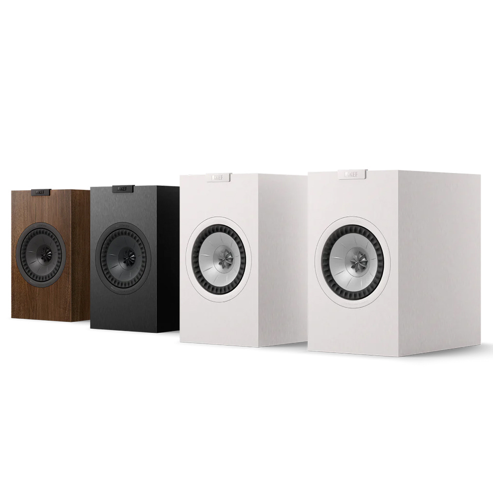 【KEF】英國KEF Q1 Meta 書架 HiFi 揚聲器 絲絨黑/絲絨白/核桃木 公司貨(5 吋 Uni-Q 驅動單體)