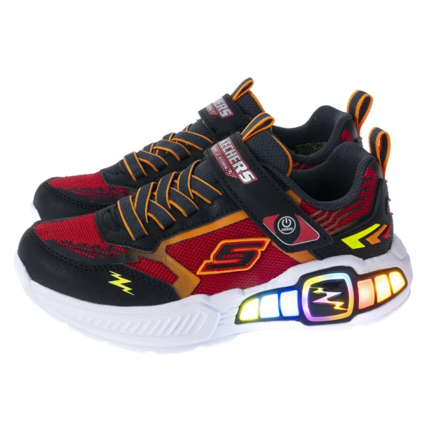 SKECHERS 男童系列 燈鞋 LIGHT STORM 3(400151LBKRD)