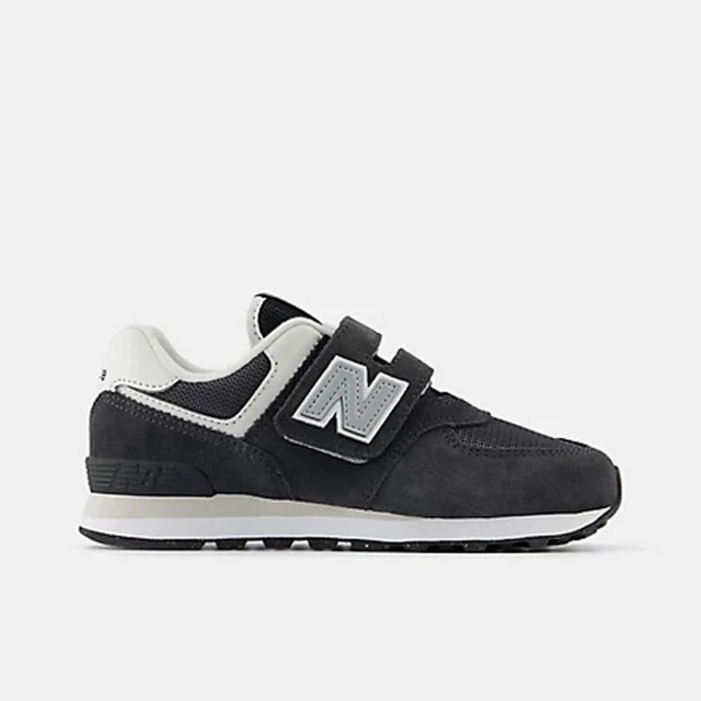 NEW BALANCE NB 574 童鞋 休閒鞋 休閒鞋 親子鞋 中大童 黑色(PV574ESJ-W)