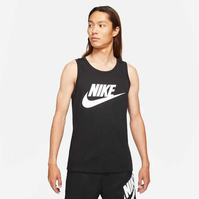 NIKE 耐吉 運動背心 男 AS M NSW TANK ICON FUTURA 黑 AR4992-013