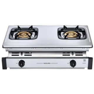 【SAKURA 櫻花】全省安裝 雙口嵌入爐 瓦斯爐(G-6320AS基本安裝)