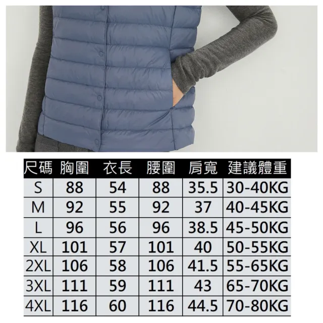 【ASister 小姊姊】AS1113#女羽絨背心☆90%白鴨絨防潑水*UV領兩穿+未來色系*輕薄羽絨背心外套(5色_S-4XL)