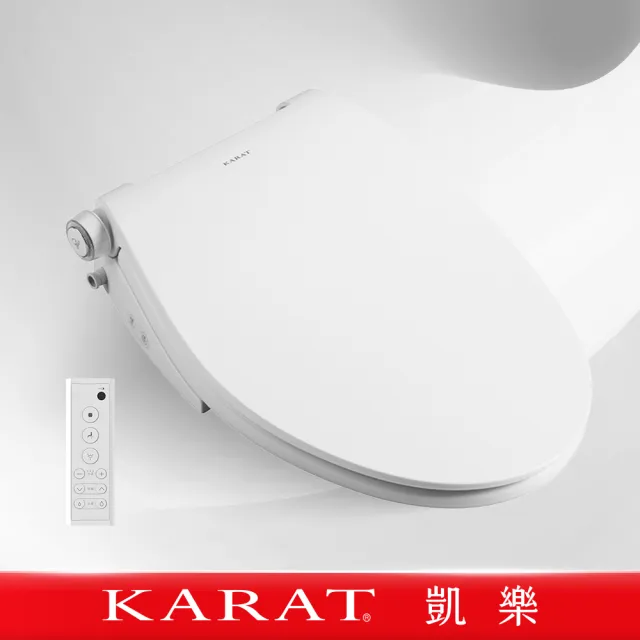 【KARAT 凱樂】e-wash_小V系列側進水CP-506Y智能馬桶座(遙控型 -不含安裝)