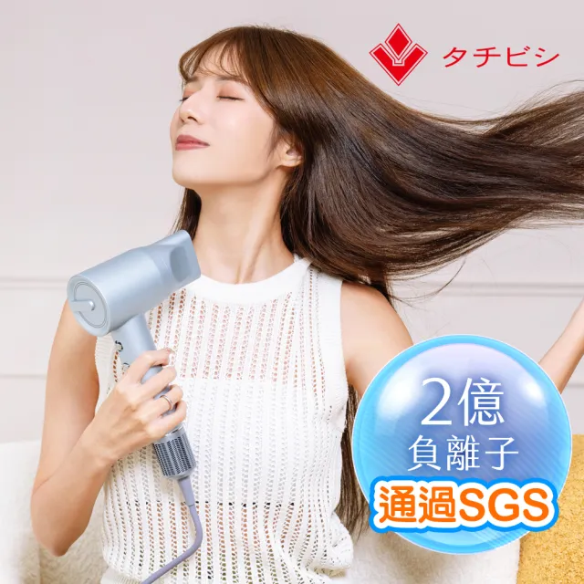 立菱尹 高速無刷馬達 負離子吹風機(SGS 2億負離子護髮保濕/智能自動冷熱循環溫控速乾/捲髮烘罩)