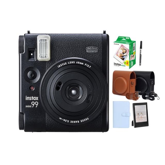 【FUJIFILM 富士】instax mini 99 拍立得相機 原廠公司貨(送皮套20張底片組合)