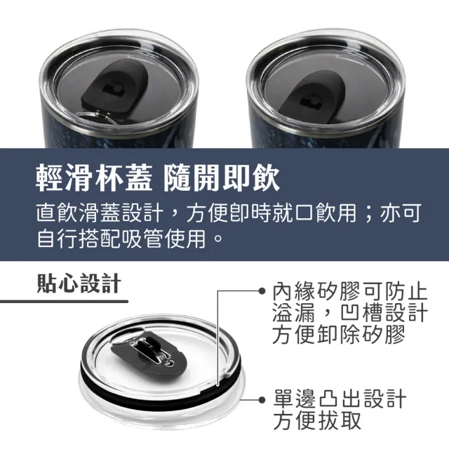 【S’well】美國 Tumbler不鏽鋼滑蓋保溫杯 浪濤石紋530ml / swell 保溫杯 保冰杯 推蓋直飲杯