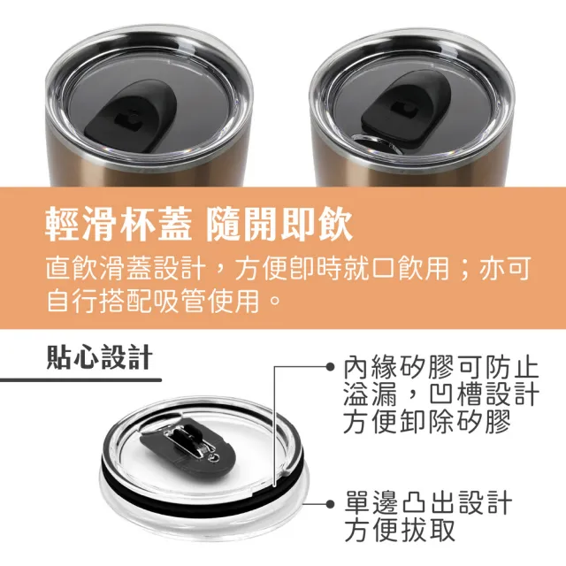 【S’well】美國 Tumbler不鏽鋼滑蓋保溫杯 香檳金530ml / swell 保溫杯 保冰杯 推蓋直飲杯