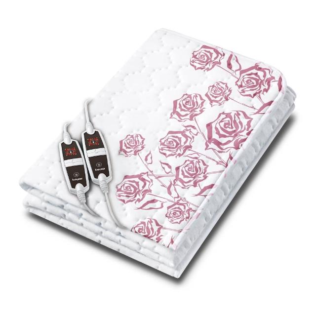 【beurer 德國博依】銀離子抗菌床墊型電毯《雙人雙控定時型》TP 66 XXL(歐洲製造.百年品牌.三年保固)