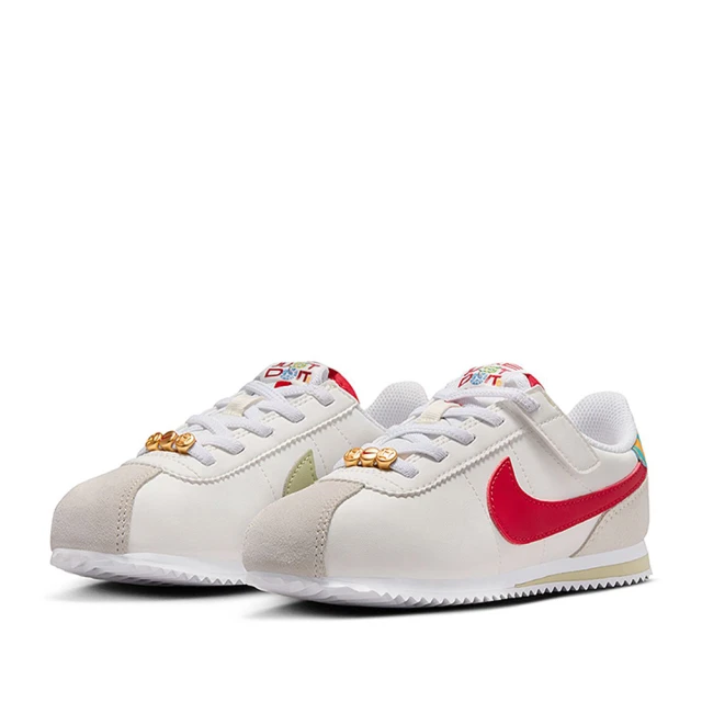 NIKE 耐吉 運動鞋 童鞋 中童 兒童 阿甘鞋 CNY新年 KIDS CORTEZ EASYON PSV 白紅 HV6005-161