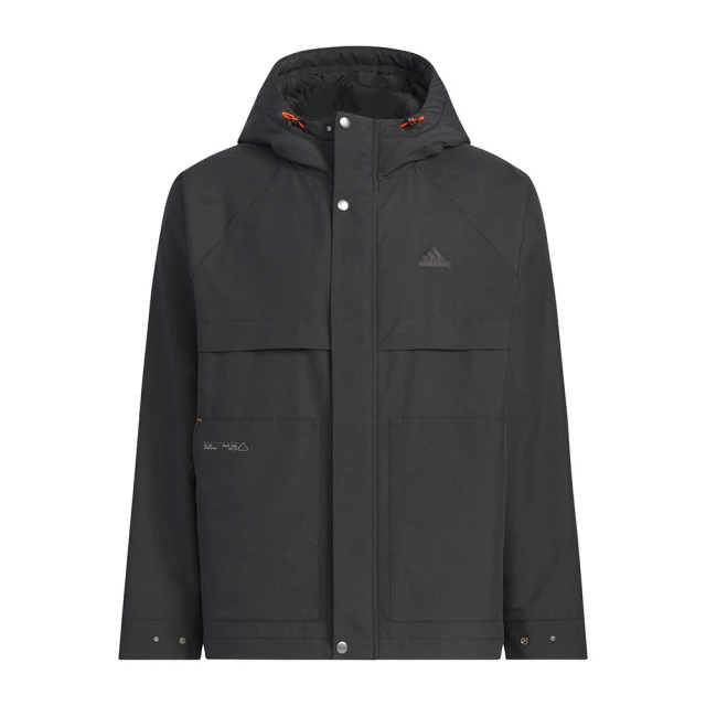 adidas 愛迪達 TH Warm JKT 男 立領外套 運動外套 休閒穿搭 防潑水 保暖 防風 黑(JI8680)