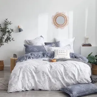 【BOMAN 贈飯店枕二入】潔西卡 專櫃級200織100%精梳純棉全鋪棉兩用被厚包組-床包高度35cm(雙/加 均一價)