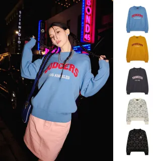 【MLB】針織毛衣 Monogram/Varsity系列 道奇/守護者/洋基隊(3AKPV0134/3FKPM0134-多款任選)