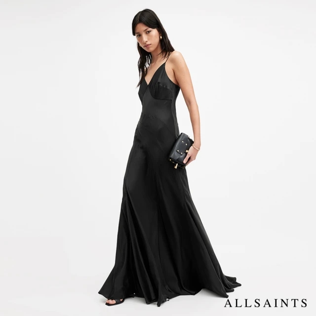 ALLSAINTS LILI 露背細肩長版洋裝 W258DB(舒適版型)