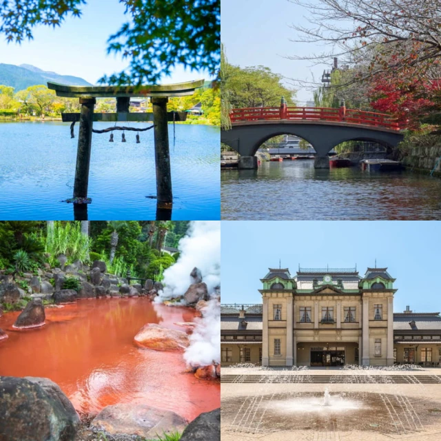 喜鴻假期 【熊愛春櫻九州5日】和菓子體驗、熊本城、湯布院、柳