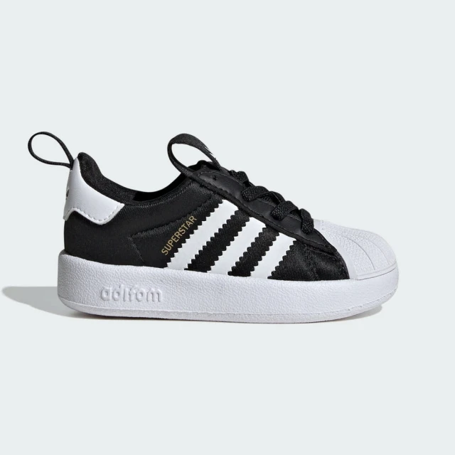 adidas 愛迪達 運動鞋 童鞋 中童 兒童 三葉草 ADIFOM SUPERSTAR 360 C 黑白 IH3503