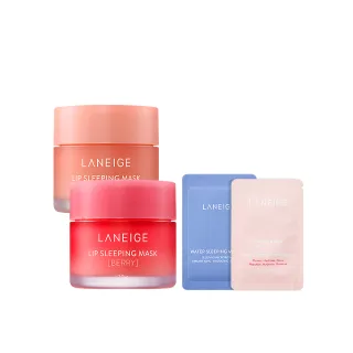 【LANEIGE 蘭芝】睡美人晚安唇膜20g雙入組(護唇膏 潤唇膏 官方直營)