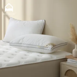 【AnD HOUSE 安庭家居】水洗抗菌立體枕一入(枕頭/可水洗/蓬鬆/防螨抗菌)
